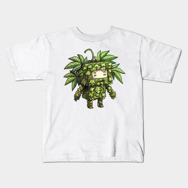 Green Kids T-Shirt by loskotno